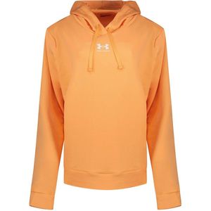 Under Armour Rival Terry Capuchon Oranje M Vrouw