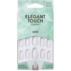 Elegant Touch - Blanke Nagels - 48 Stuks - Inclusief Nagellijm - Tot 10 Dagen Dragen