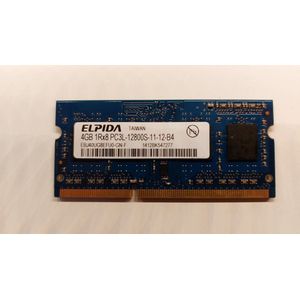 elpida 4GB 1Rx8 PC3L-12800S-11-11-B2 S0dimm EBJ40UG8EFU0-GN-F DDR3 laptop geheugen low voltage