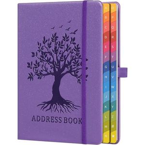 Lexium Adresboek - Adresboekje - Adresboekje met alfabet - Adressenboekje met alfabet - Adresboekje - Adressenboekje - Telefoonboekje