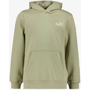 Puma ESS 2 Color Small NO. 1 Logo kinder hoodie groen - Maat 176