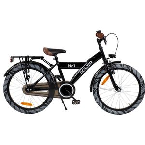 2Cycle Power kinderfiets 20 inch (6 tot 8 jaar) voor jongens zwart