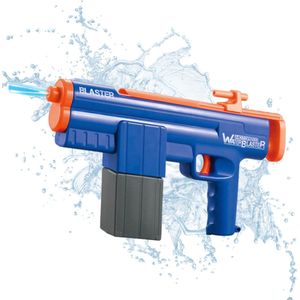 GT Automatisch Waterpistool Blauw – Elektrische Watergun voor Kinderen vanaf 5 Jaar – Batterij Aangedreven Waterblaster met Vizier & Bril – Buitenspeelgoed 2025