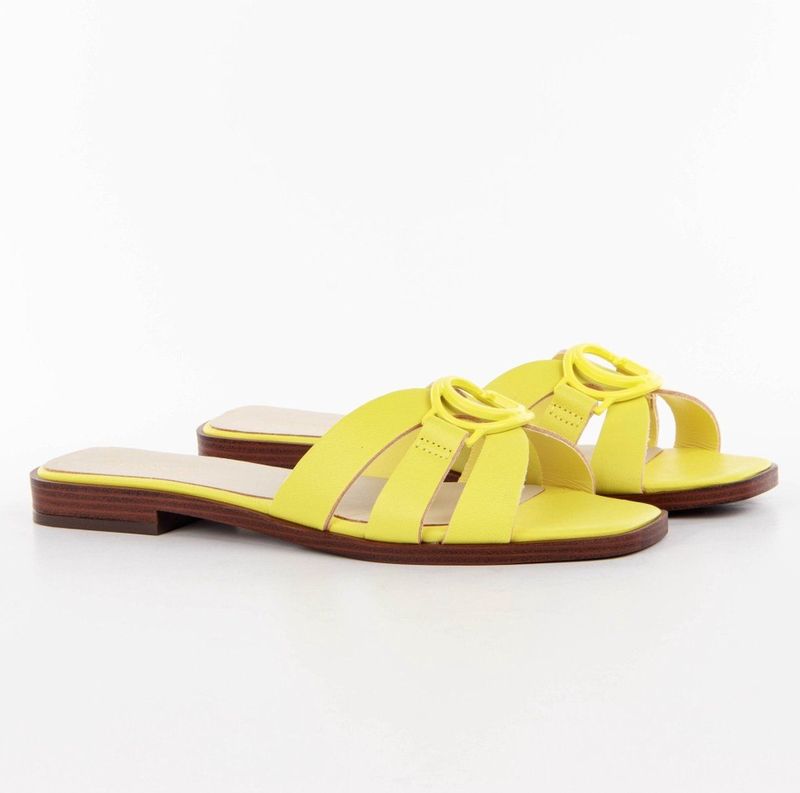 Guess - Symo Lime - Slippers - Geel - Damesmode