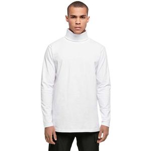 Build your Brand Turtle Neck Longsleeve BY178 - White - XS