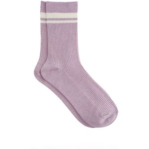WE Fashion - Sokken - Roze - Dames - Streep Print