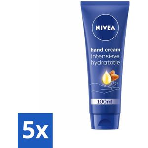 NIVEA - Handcrème - Verzorgend - Intensieve Hydratatie - 100 ml - Bulkverpakking - 5 stuks