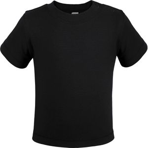 Link Kids Wear baby T-shirt met korte mouw - Zwart - Maat 62/68