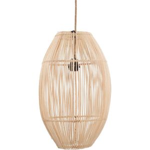 Zuri Hanglamp - Cilinderhanger - Vloerlamp - Rotanlicht - Gezellige sfeer - 30 cm x 30 cm x 48 cm