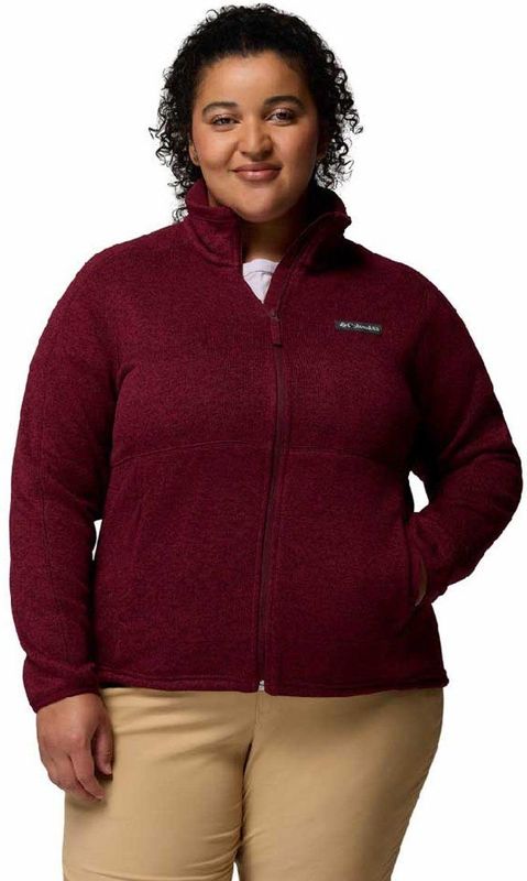 Columbia Sweater Weather™ Ii Fleece Met Volledige Rits Rood L Vrouw