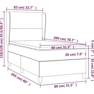 vidaXL-Boxspring-met-matras-stof-donkerbruin-80x200-cm