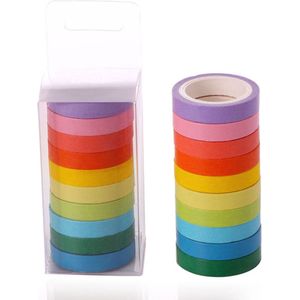 Washi Tape - Washi Tape Bullet Journal - Masking tape - Bullet Journal Stickers - Bullet Journal Producten - Plakboek - Stickers Volwassenen - Plakband - Tape