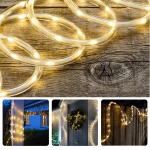 LED Lichtslang - 12 Meter - Warm Wit - Binnen- en Buitengebruik - 288 LED's - Lichtslang - Kerstverlichting - Sfeerverlichting - Feestverlichting - Kerstversiering - Energiezuinig - Waterdicht - Hoge Helderheid