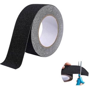 Antisliptape - Zwart - 10M - 50mm - Antislip Plakband - Zelfklevende Tape - Waterproof