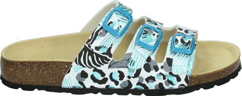 Superfit - 1800113 - Pantoffels - Wit - Meerkleurig - Leer