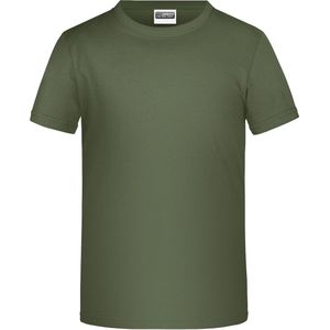 James And Nicholson Childrens Boys Basic T-Shirt (Olijf)