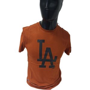 LA.LAKERS - NEW ERA- T.SHIRT- TERRACOTTA -M
