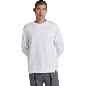 G-star D23459-c784 Essential Loose Lange Mouwenshirt Wit M Man