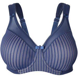 Berlei - Beauty Stripe Smoothing - Minimizer BH - Blauw - Volledige Dekking - 75C