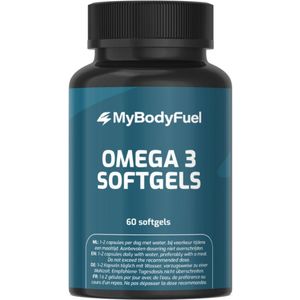 MyBodyFuel - Omega 3 Visolie Capsules - 1000 mg - EPA & DHA - 60 Softgels