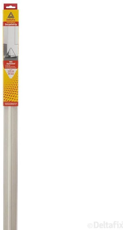 Deltafix - Dorpelstrip Flap Schroef - Wit - 1,1m - Tochtstrip