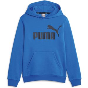 PUMA ESS Big Logo Hoodie FL B Jongens Trui - Blauw - Maat 140