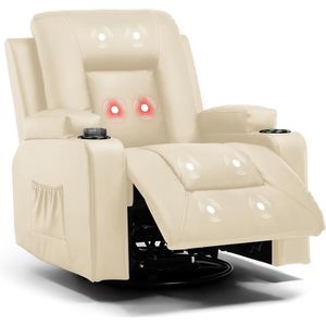 Massagestoel met Heat en Kantelfunctie - 360 Graden Draaibaar en Ergonomisch Ontwerp voor Ultiem Comfort