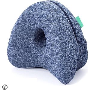 Equivera kniekussen voor in bed - kniekussen - beenkussen - kniekussen voor in bed zijslapers - kniekussen orthopedisch - kniekussen traagschuim