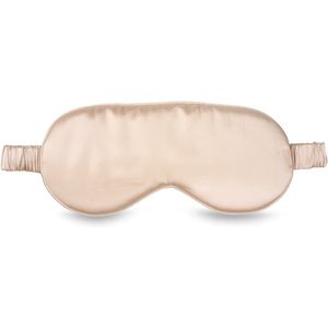 Beauty Pillow® Luxury Silk Mask - slaapmasker - 100% pure zijde - Champagne