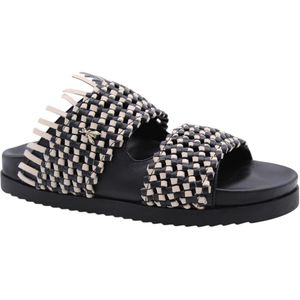 Patrizia Pepe - Allegany Sliders - Gezondheidsslippers - Zwart - Synthetisch