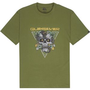 Quiksilver Core Skull T-shirt Met Korte Mouwen Groen L Man