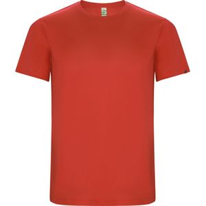 Rood unisex ECO CONTROL DRY sportshirt korte mouwen 'Imola' merk Roly maat L
