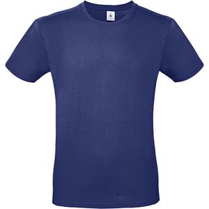 2-Pack herenshirt '150' met ronde hals B&C Collectie Electric Blue maat XS