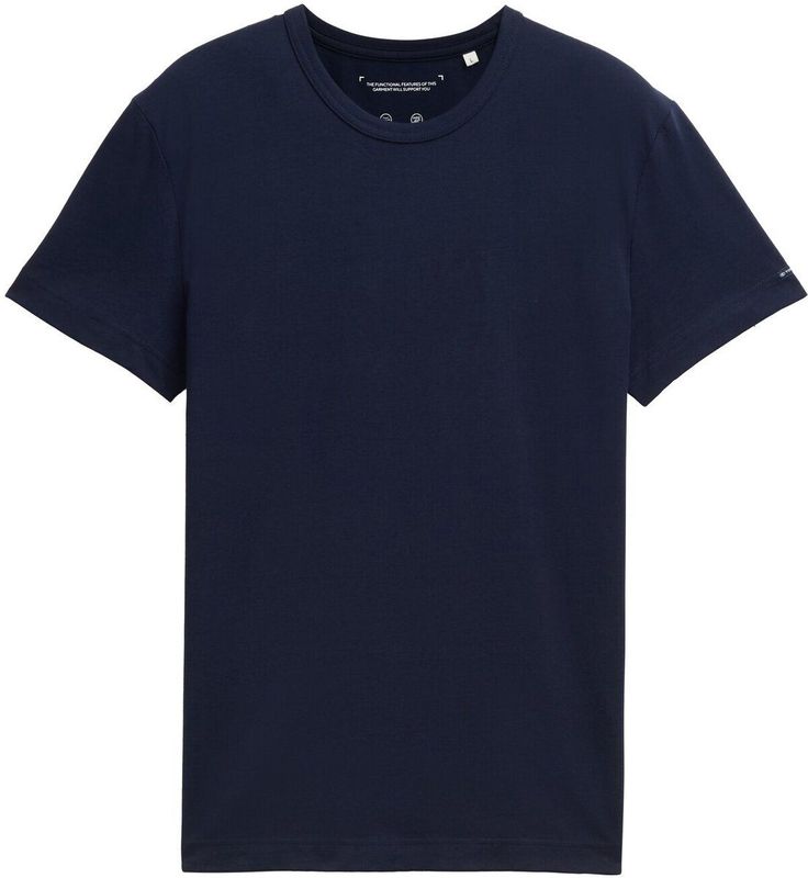 Tom Tailor - Slim Fit T-shirt - Effen Kleur - Met Stretch