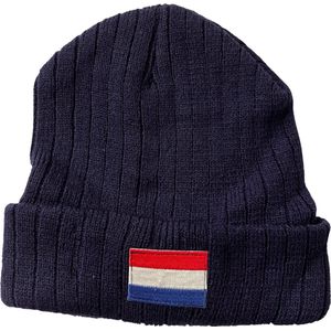 Premium Kwaliteit Holland Muts / Beanie | Nederlandse Vlag | Blauw