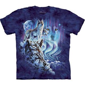 Yogi & Yogini naturals T-Shirt Mountain Artwear Find 10 Wolves - XL