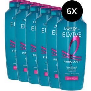 L'Oréal Elvive Fibrology Thickening Shampoo - 6 x 400 ml