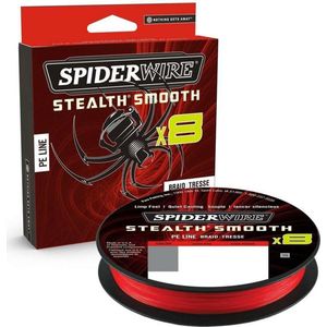 SpiderWire Stealth Smooth 8 - Code Red - 16.5kg - 0.15mm - 300m - Rood