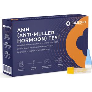 Homed-IQ - AMH (Anti-Muller Hormoon) test - Thuistest - Gecertificeerd Laboratorium - Laboratorium Test