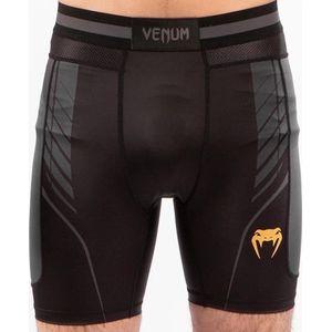 Venum Athletics Vale Tudo Compressie Short Zwart Goud - S - Jeans Maat 30