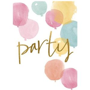 Uitnodiging party 10x15cm