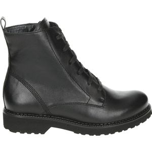 Verhulst 6437 - Hoge sneakersVeterlaarzenDames veterschoenenDames sneakersHalf-hoge schoenen - Kleur: Zwart - Maat: 36