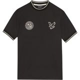Lyle & Scott - Jongens t-shirt - Maat 7/8 - Jongens - ZWART -