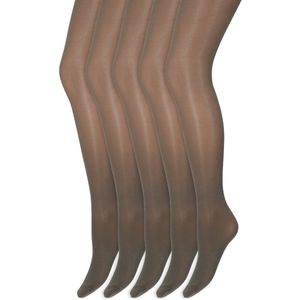 Glans panty | 35 Denier | Merk: Marianne | Maat: S t/m XXL | Kleur: Olijf groen | 5 Paar