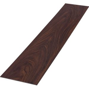 Set van 3 luxe PVC klevende vinylvloeren voor 2,23 m² roodbruin moer 2 mm dik ML-Design