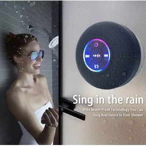 Badkamerspeaker – Bluetooth – Waterdicht – Met Zuignap – Zing Onder de Douche - E3.3