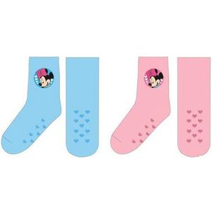 2 paar antislipsokken minnie mouse maat 31/34
