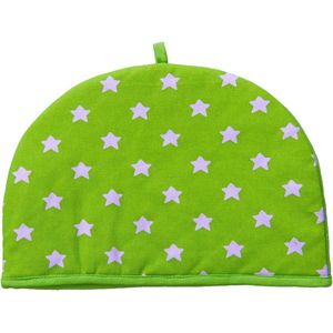 Homescapes theepot warmer Stars groen Design Tea Cosy