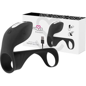 MORESSA | Moressa Brandon Vibrating Ring And Penis Sleeve | Sex Toy for Couples | Cockring | Sex Toy for Man