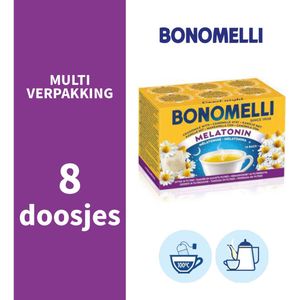 Bonomelli Kamilletheezakjes met melatonine voordeelverpakking 8 x 14 pce.